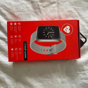 BRAND NEW Lintelek Smart Fitness Watch 1.3” Screen (Gray)